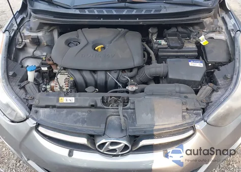 2012 Hyundai Elantra Limited (Ulsan Plant) from USA, damaged, VIN KMHDH4AE0CU374001